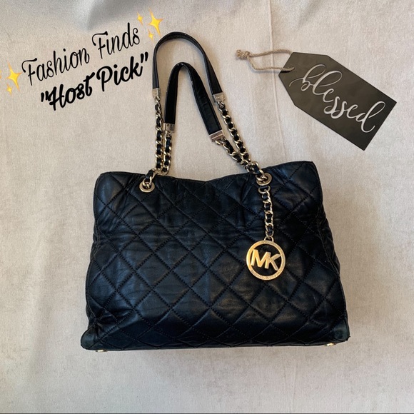 Michael Kors Handbags - HP-Michael Kors | Susannah quilted | leather purse